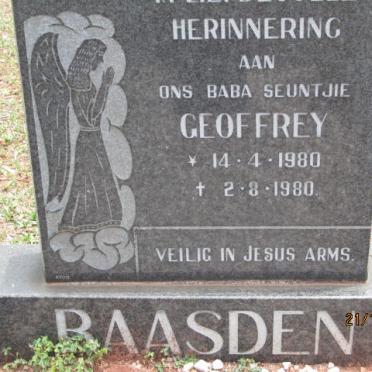BAASDEN Geoffrey 1980-1980