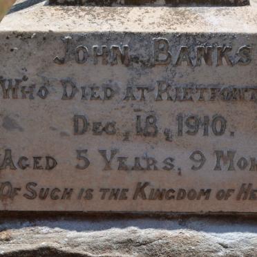 BANKS John -1910