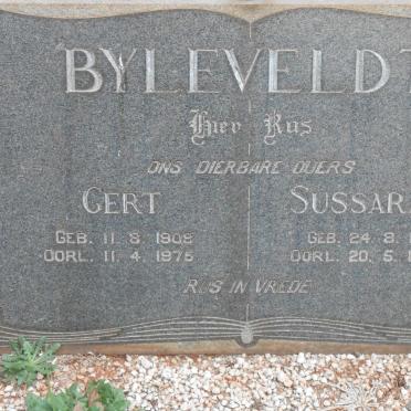 BEYLEVELDT Gert 1909-1975 &amp; Sussara J. 1912-1981