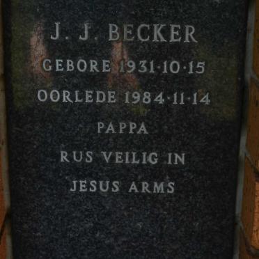 BECKER J.J. 1931-1984
