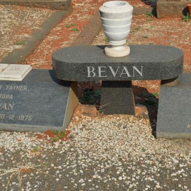 BEVAN P E. 1901-1975 &amp; F.W.C. 1903-1968