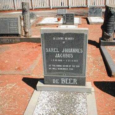 BEER Sarel Johannes Jacobus, de 1909-1972