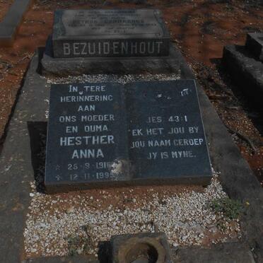 BEZUIDENHOUT Petrus Gerhardus 1921-1959 & Hester Anna 191?-1995
