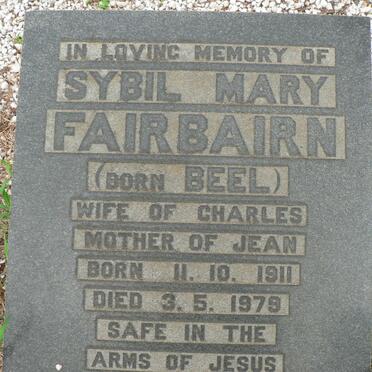 FAIRBAIRN Sybil Mary nee BEEL 1911-1979