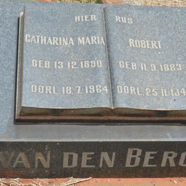 BERGH Robert, van den 1883-1949 &amp; Catharina Maria 1890-1964