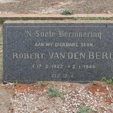 BERG Robert, van den 1922-1945