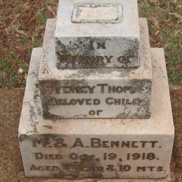 BENNETT Sydney Thomas -1918