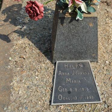 BERG Anna Johanna Maria, van den 1916-1998