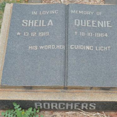 BORCHERS Sheila Queenie 1919-1964