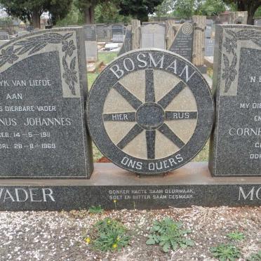 BOSMAN Hermanus Johannes 1911-1969 &amp; Cornelia Elizabeth 1915-1957