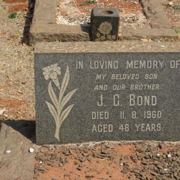 BOND J.G. -1960