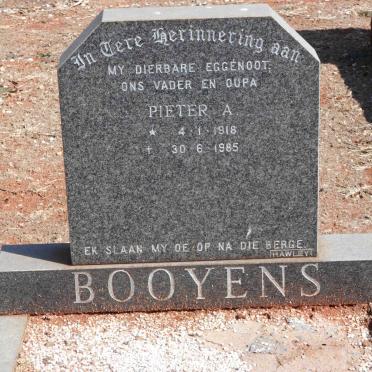 BOOYENS Pieter A. 1918-1985