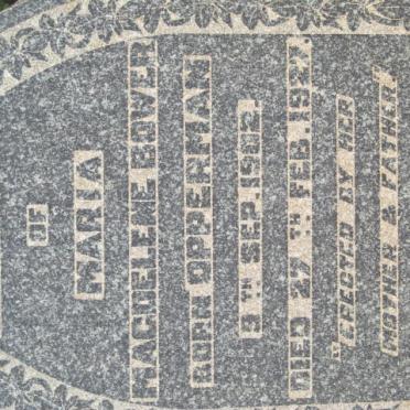 BOWER Maria Magdelene nee OPPERMAN 1902-1927