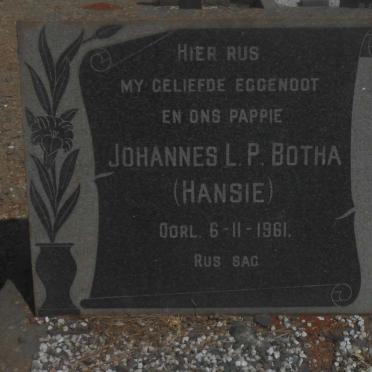 BOTHA Johannes L.P. -1961