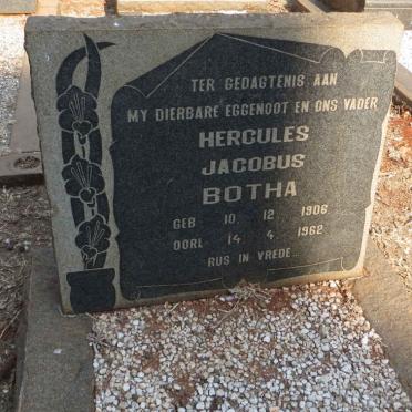 BOTHA Hercules Jacobus 1906-1962