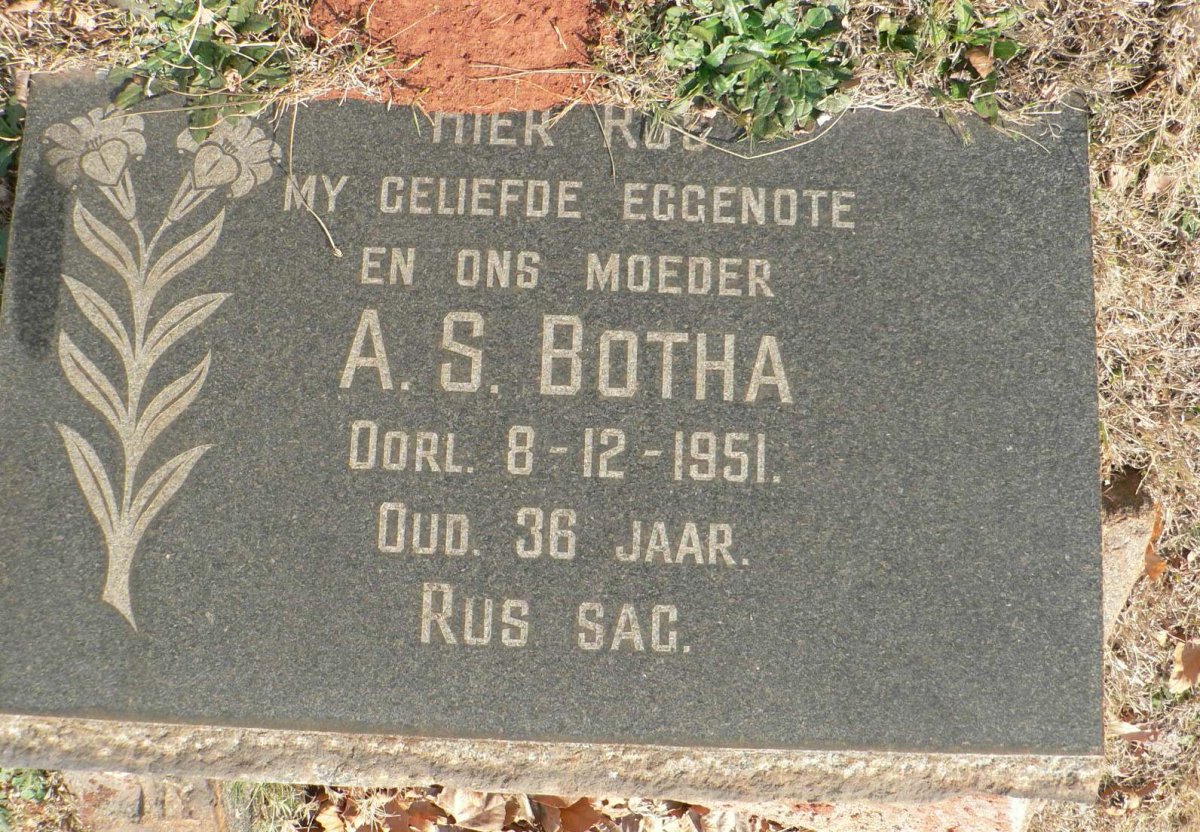 BOTHA A.S. -1951