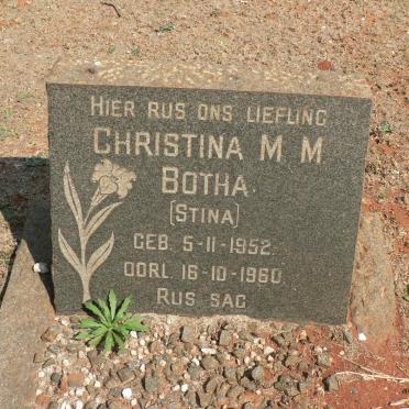 BOTHA Christina M.M. 1952-1960