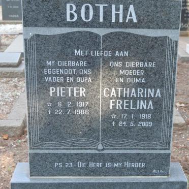 BOTHA Pieter 1917-1986 & Catharina Frelina 1918-2009