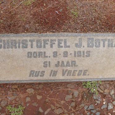 BOTHA Christoffel J. -1915