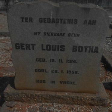 BOTHA Gert Louis 1914-1956