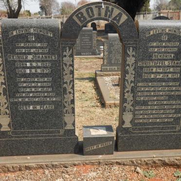 BOTHA Hendrik Christoffel 1895-1952 :: BOTHA Renier Johannes 1922-1973