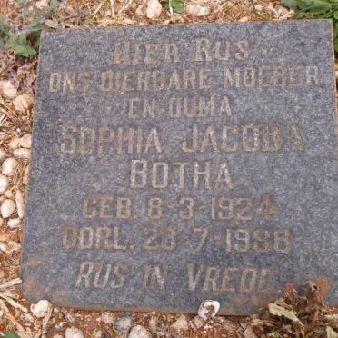 BOTHA Sophia Jacoba  1924-1986