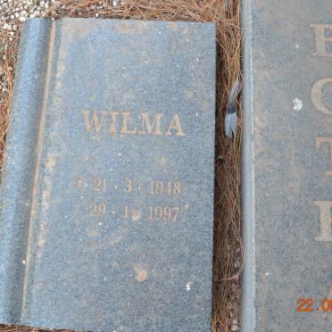 BOTHA Daniel Malan 1948- & Wilma 1948-1997