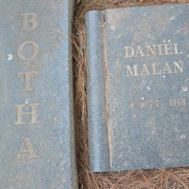 BOTHA Daniel Malan 1948- & Wilma 1948-1997