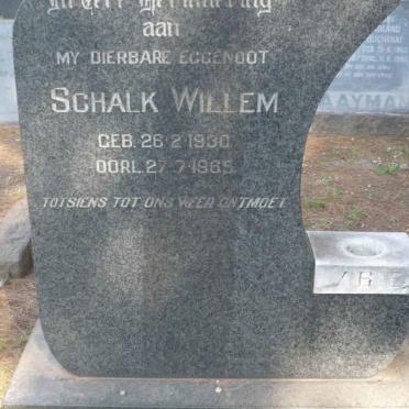 BOTHA Schalk Willem 1930-1965