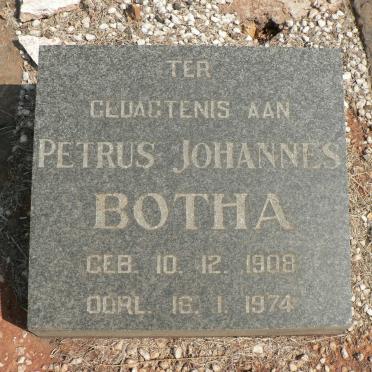 BOTHA Petrus Johannes 1908-1974