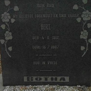 BOTHA Bert 1912-1967