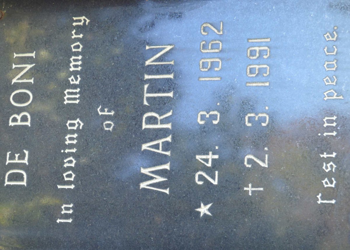 BONI Martin, de 1962-1991