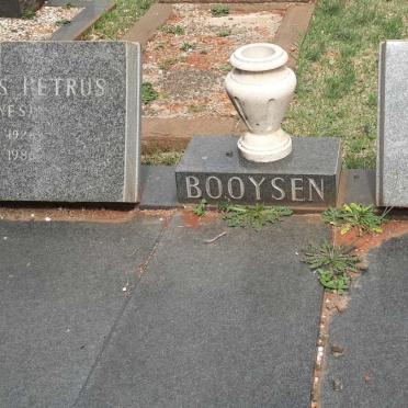 BOOYSEN Johannes Petrus 1926-1986 &amp; Aletta Cecelia 1922-