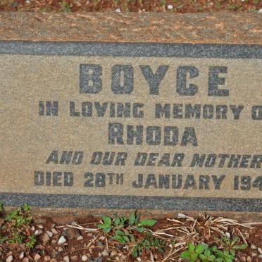 BOYCE Rhoda -1948