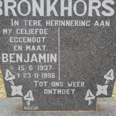 BRONKHORST Benjamin 1937-1996