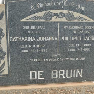 BRUIN Phillipus Jacobus, de 1883-1961 &amp; Catharina Johanna 1887-1975