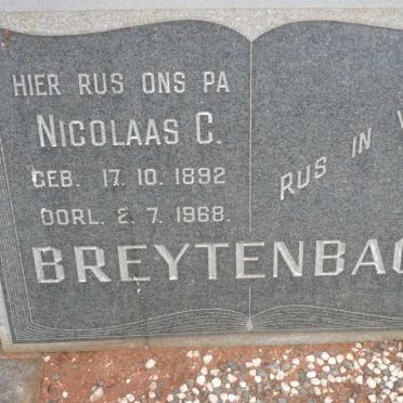 BREYTENBACH Nicolaas C. 1892-1968