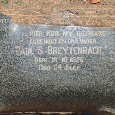 BREYTENBACH Paul S. -1952