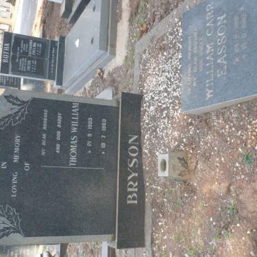 BRYSON Thomas William 1903-1963 :: EASSON William Carr 1918-1982