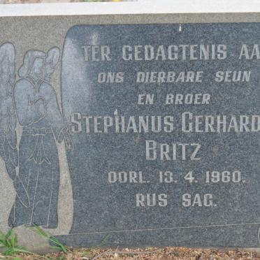 BRITZ Stephanus Gerhardus -1960