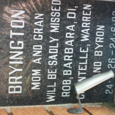 BRYINGTON 1926-1993