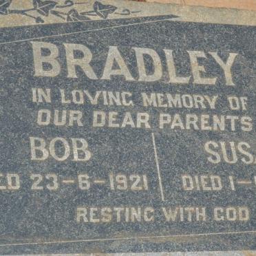 BRADLEY Bob -1921 &amp; Susan -1951