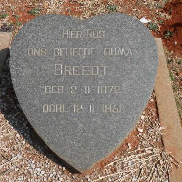 BREEDT ? 1872-1951