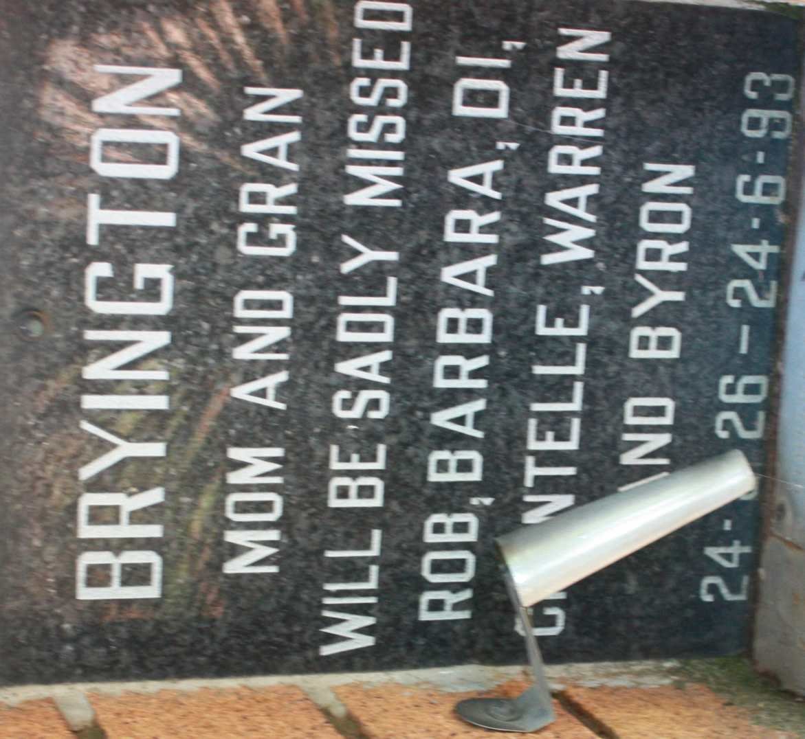 BRYINGTON 1926-1993