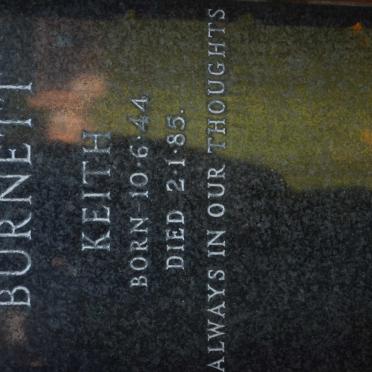 BURNETT Keith 1944-1985