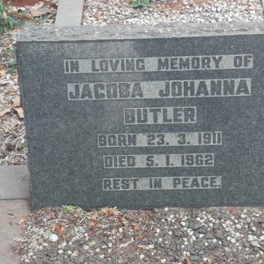 BUTLER Jacoba Johanna 1911-1962