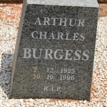 BURGESS Arthur Charles 1925-1996