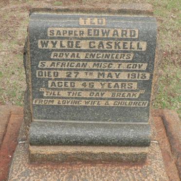 CASKELL Edward Wylde -1918