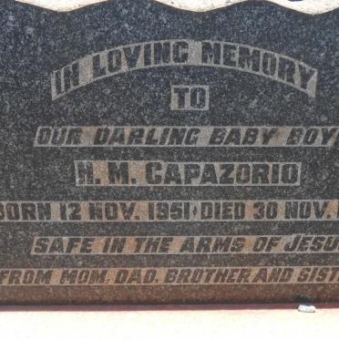 CAPAZORIO H.M. 1951-1951
