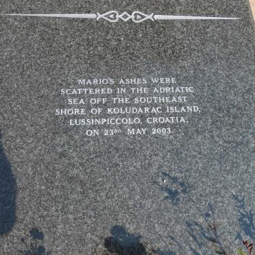 CATTICH Mario Stephen 1919-2002 &amp; Iole Valente 1922-2014